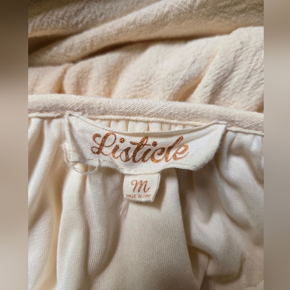 Listicle White Lace-Trimmed Mini Dress - Picture 5 of 7